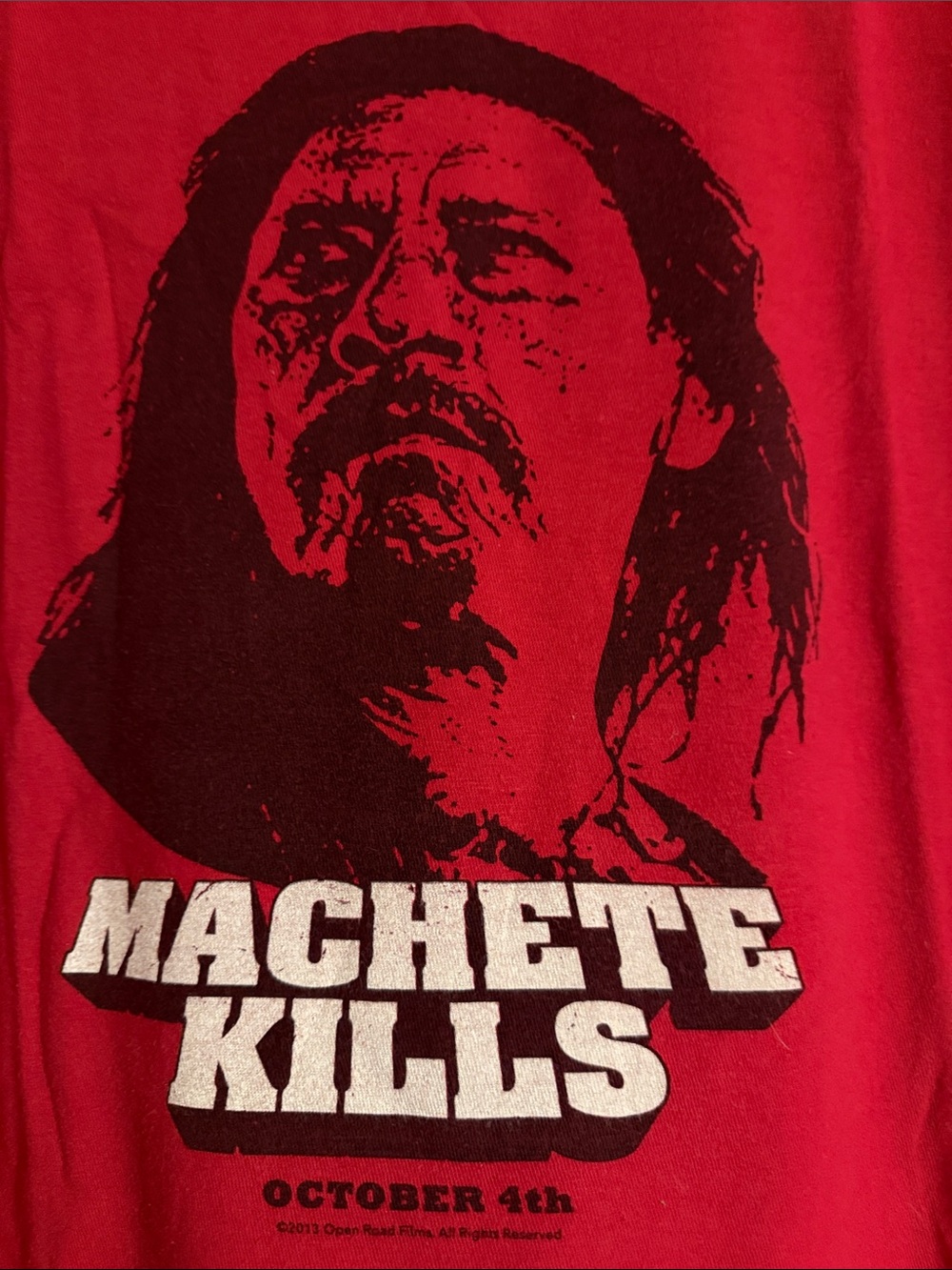 2013 Machete Kills Graphic PROMO  Tee - Red